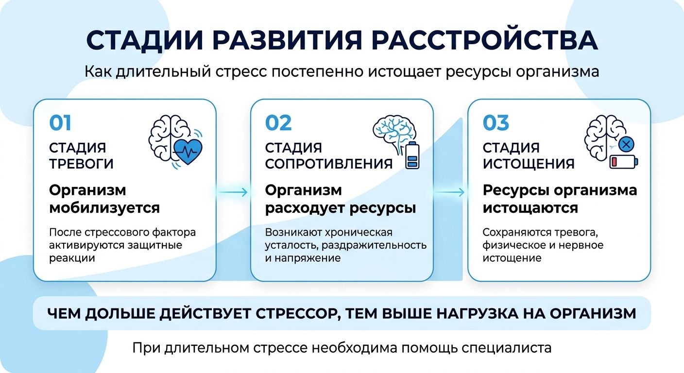 Лечение стресса в Альметьевске инфографика